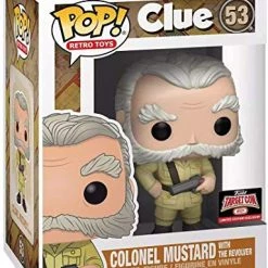 Funko POP! Vinyl Retro Toys #53: Clue Colonel Mustard With The Revolver, Target Con 2021 Limited Edition Exclusive
