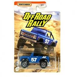 Matchbox 1972 Ford Bronco 4X4 (Blue) 6/12 [Off Road Rally] Mattel