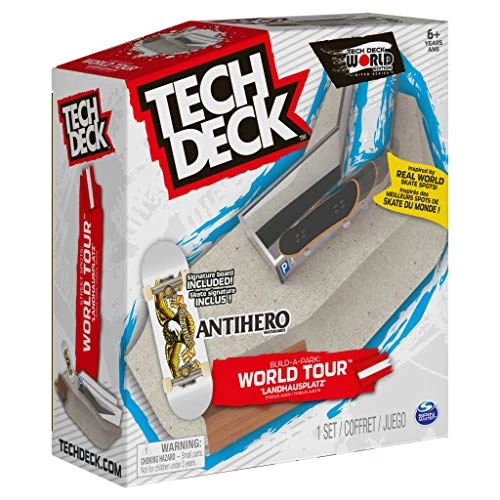 TECH DECK, Build-A-Park World Tour, Landhausplatz (Austria), Ramp Set With Antihero Classic White Eagle Signature Fingerboard Spin Master 5 TECH DECK, Build-A-Park World Tour, Landhausplatz (Austria), Ramp Set With Antihero Classic White Eagle Signature Fingerboard Spin Master