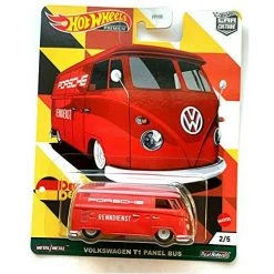 DieCast Mattel Hot Wheels T1 Panel Bus - 2021 Car Culture 2/5 [red] 1:64 Scale Premium