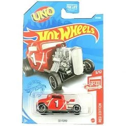Hot Wheels '32 Ford 27/50 - Red Edition Uno #1 Car 3/12