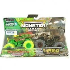 DieCast Spin Master Monster Jam 2020 [Zombie Vs Hunter] 1:64 Scale Double Pack, Monster Mutt Dalmatian VS Max-D Maximum Destruction