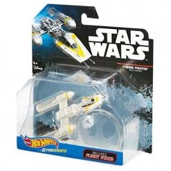 Hot Wheels Star Wars Rogue One Starship Vehicle, Y-Wing Gold Leader - Damaged Packaging 6 Hot Wheels Star Wars Rogue One Starship Vehicle, Y-Wing Gold Leader - Damaged Packaging