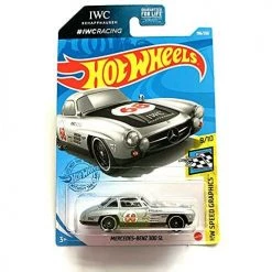 DieCast Hot Wheels Benz 300 SL - HW Speed Graphics 9/10 [Silver] 196/250