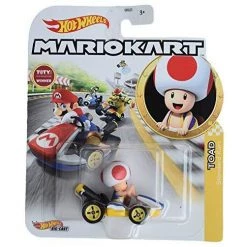 DieCast Hot Wheels Mario Kart Toad Standard Kart Mattel
