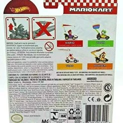 DieCast Hot Wheels Mario Kart Mario Standard Kart + Super Glider