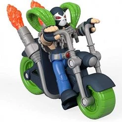 Fisher-Price Imaginext DC Super Friends Bane Action Figure And Motorcycle DC Comics