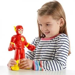 Fisher-Price Imaginext DC Super Friends The Flash XL, Extra-Large Super Hero Figure For Preschool Kids Ages 3-8 Years DC Comics