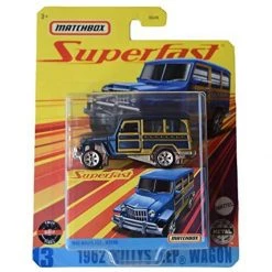 Matchbox Superfast 1962 Willys Wagon, Blue