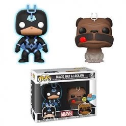 Entertainment Earth Funko Pop! Marvel Teleporting Lockjaw & GITD Black Bolt Pop! 2-PK Px