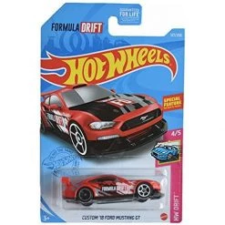 Hot Wheels Custom '18 Ford Mustang GT, [red] Drift 4/5 Mattel