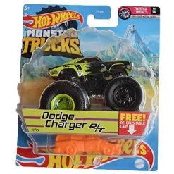Hot Wheels Monster Trucks [Dodge Charger R/T], Re Crushable Car 17/75