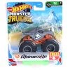 Hot Wheels Monster Trucks 2021 Wild Ride Rhinomite 1:64 Scale Die-Cast Vehicle With Crushable Car Mattel