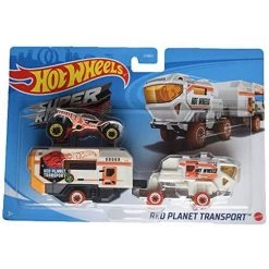 DieCast Hot Wheels Red Planet Transport, Super Rigs [Off White]