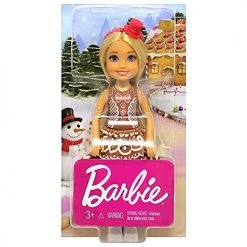 Barbie Christmas Chelsea Doll In Gingerbread Dress
