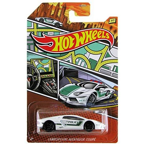 Hot Wheels 2020 International Police Cars Series #4/5 Dubai Lamborghini Aventador Coupé Mattel 1 Hot Wheels 2020 International Police Cars Series #4/5 Dubai Lamborghini Aventador Coupé Mattel