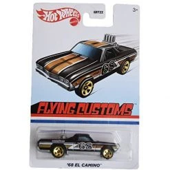 DieCast Hot Wheels '68 El Camino, Flying Customs - Black