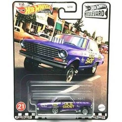 DieCast Hot Wheels '63 Chevy Nova (Purple) #21, 2021 Boulevard Series
