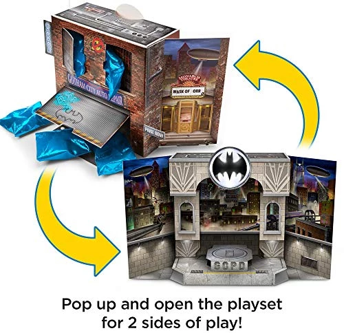 Fisher-Price Imaginext DC Super Friends Gotham City Pop-Up Playset With 3 Mystery Figures For Preschool Kids Ages 3 To 8 Years DC Comics 5 Fisher-Price Imaginext DC Super Friends Gotham City Pop-Up Playset With 3 Mystery Figures For Preschool Kids Ages 3 To 8 Years DC Comics