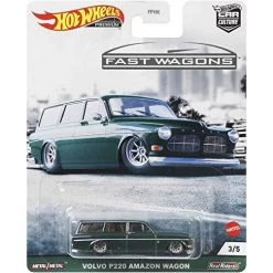 Hot Wheels Car Culture Circuit Legends Volvo P220 Amazon Estate Vehicle For 3 Kids Years Old & Up, Premium Collection Of Car Culture 1:64 Scale Vehicle