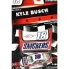 NASCAR Authentics 2019 Wave 11 Kyle Busch Snickers 1/64th Scale Diecast With Bonus Matching Hood