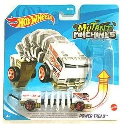 DieCast Hot Wheels Power Tread (White) - 2021 Mutant Machines