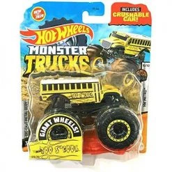DieCast Hot Wheels Monster Trucks HW Metro Too S'Cool 69/75 School Bus Vehicle Truck 1:64 Scale Mattel