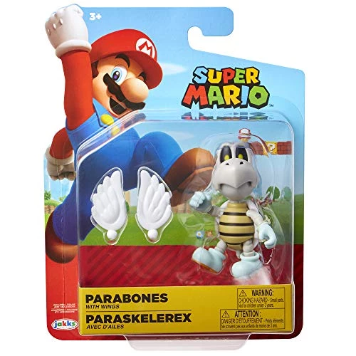 World Of Nintendo Nintendo Super Mario Parabones 4” Articulated Figure With Wings 5 World Of Nintendo Nintendo Super Mario Parabones 4” Articulated Figure With Wings