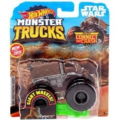 Hot Wheels Monster Trucks Hot Wheels 2019 Monster Trucks Star Wars Chewbacca 1:64 Scale Mattel