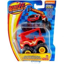 Toy Choo Choo Fisher Price Blaze & The Monster Machines Construction Blaze Diecast Car