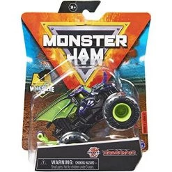Monster Jam 2021 Spin Master 1:64 Diecast Monster Truck With Wheelie Bar: Arena Favorites Darkus Neo Dragonoid