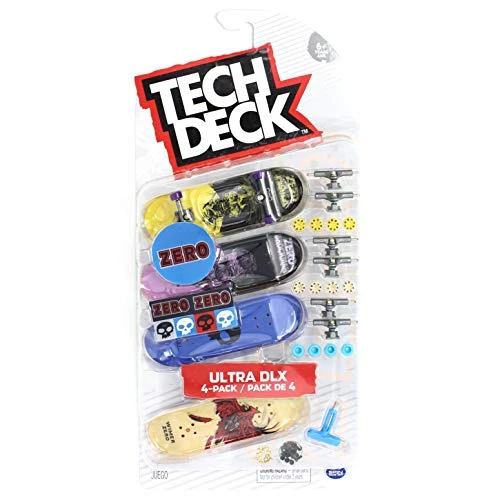 Spin Master TECH DECK Zero Skateboards 2020 Ultra DLX 4-Pack Fingerboards 1 Spin Master TECH DECK Zero Skateboards 2020 Ultra DLX 4-Pack Fingerboards