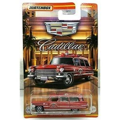 Matchbox 1963 Cadillac Ambulance 4/12 Red [Cadillac Series 2020] Mattel