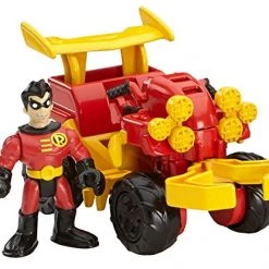 DC Comics Fisher-Price Imaginext DC Super Friends Streets Of Gotham City Robin & ATV 8 DC Comics Fisher-Price Imaginext DC Super Friends Streets Of Gotham City Robin & ATV