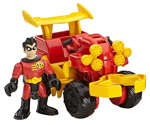 DC Comics Fisher-Price Imaginext DC Super Friends Streets Of Gotham City Robin & ATV 3 DC Comics Fisher-Price Imaginext DC Super Friends Streets Of Gotham City Robin & ATV