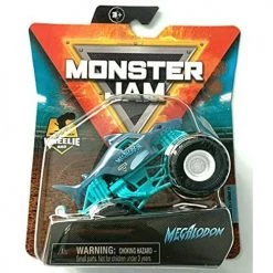 Toy Choo Choo Monster Jam Megalodon, Wheelie Series 21 1:64 Scale Diecast Monster Truck