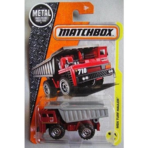 Mattel Matchbox 2017 MBX Construction MBX Turf Hauler (Dump Truck) 45/125, Maroon And Gray 1 Mattel Matchbox 2017 MBX Construction MBX Turf Hauler (Dump Truck) 45/125, Maroon And Gray