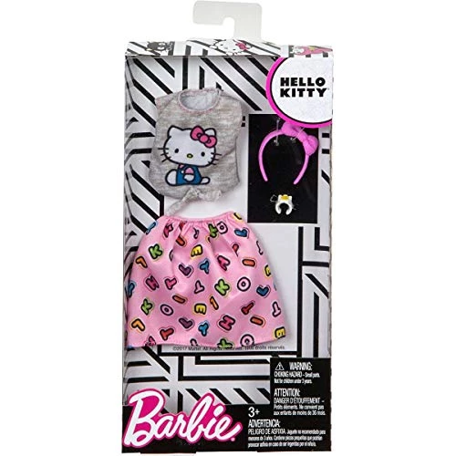Mattel Barbie Fashion Pack Hello Kitty Dress, Bag And Sunglasses 2 Mattel Barbie Fashion Pack Hello Kitty Dress, Bag And Sunglasses