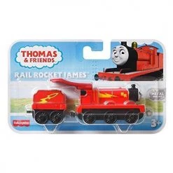 Thomas & Friends Fisher-Price Rail Rocket James Metal Engine 17 Thomas & Friends Fisher-Price Rail Rocket James Metal Engine