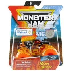 Monster Jam, Fire & Ice Soldier Fortune Black Ops Monster Truck, Die-Cast Vehicle, Walmart Exclusive, 1:64 Scale Spin Master