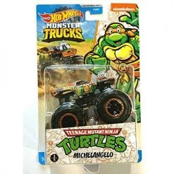 DieCast Hot Wheels Monster Trucks Teenage Mutant Ninja Turtles [Michelangelo] 3/5 Mattel