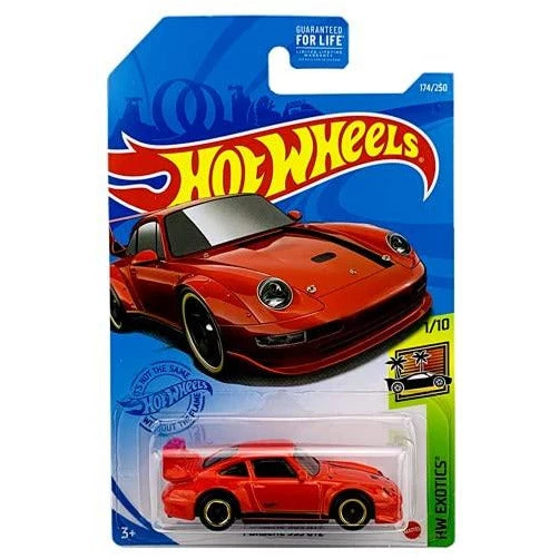 DieCast Hot Wheels Porsche 993 GT2 HW Exotics 1/10 Red 1:64 Scale Toy Vehicle 1 DieCast Hot Wheels Porsche 993 GT2 HW Exotics 1/10 Red 1:64 Scale Toy Vehicle