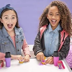 Glam Crush GlamCrush Crush-It Girls, 3-inch Dolls, Brush Case, Eyeshadow Crush, 1 Mystery Glamcessory, Hair Barrette, Makeup Spatula With Sponge, Pretend Makeup Toy Accessories For Kids, 1 Style Chosen At Random All Toys