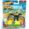 Hot Wheels Monster Trucks Taxi, Re-Crushable 51/75 (1:64 Scale) Yellow