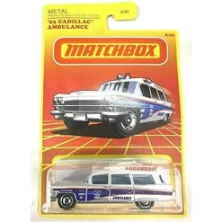 Mattel Matchbox '63 Cadillacs Ambulance (White) 8/24