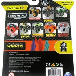 Monster Jam 2019 Nitro Neon Megalodon 1:64 Scale Diecast Monster Truck With Figure And Poster By Spin Master