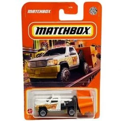 Toy Choo Choo Matchbox MBX Garbage Scout 35/100 (Orange/White)