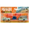 Matchbox Hitch & Haul MBX Wave Rider 4/8 - Volks Transporter Cab, Travel Trailer II (sea Blue), Chair, Surfboards, Surfer Wave Mattel