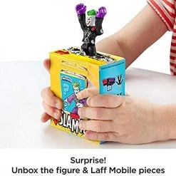 DC Comics Imaginext DC Super Friends Slammers Vehicle & Mystery Figure Sets - GNN50 - Unopened Identified Blind Box ~ Joker Tuxedo And Laff Mobile ~ Series 1