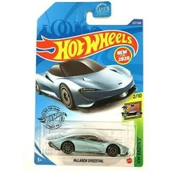 DieCast Hothwheels 2020 HW Exotics 227/250, McLaren Speedtail (Light Blue) All Toys